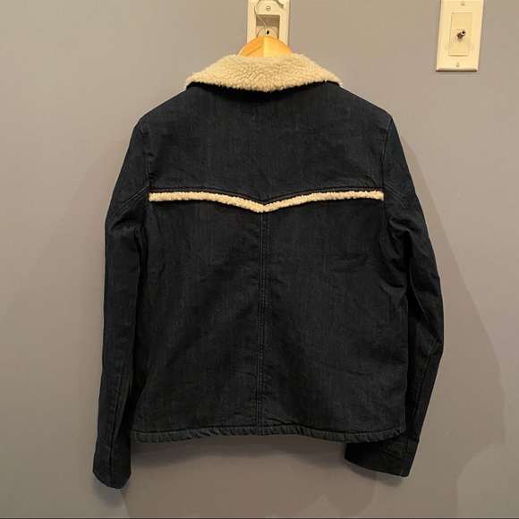Joe’s Jean Denim Sherpa Jacket - Picture 2 of 8